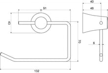 Load image into Gallery viewer, Paramount Toilet Roll Holder Chrome
