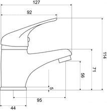 Load image into Gallery viewer, Paramount Trade Basin Mixer 35mm Chrome