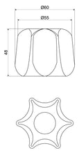 Load image into Gallery viewer, Mildon Emerald Style Uni Handles Whiskey
