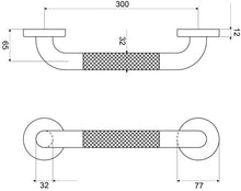 Load image into Gallery viewer, Grab Rail Knurled S/Steel