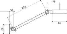 Load image into Gallery viewer, Mildon All Directional Fixed Shower w/Cover Plate White