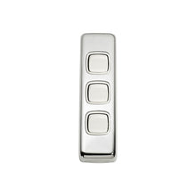 Load image into Gallery viewer, TRADCO 3 GANG FLAT PLATE ROCKER SWITCHES - W30MM