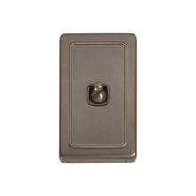 Load image into Gallery viewer, TRADCO 1 GANG FLAT PLATE TOGGLE SWITCHES - W72MM