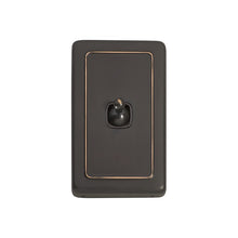 Load image into Gallery viewer, TRADCO 1 GANG FLAT PLATE TOGGLE SWITCHES - W72MM
