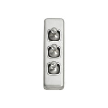 Load image into Gallery viewer, 3 GANG FLAT PLATE TOGGLE SWITCHES - W30MM