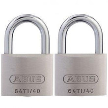 Load image into Gallery viewer, ABUS P/LOCK 64TI/40 TWIN DP 64TI40TWINSC
