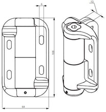 Load image into Gallery viewer, Trio Heavy Duty Self-Alignment Self-Closing Hinge