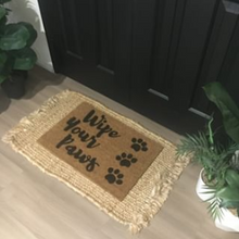 Load image into Gallery viewer, Wipe Your Paws Doormat