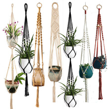 Load image into Gallery viewer, handmade macrame plant hanger flower /pot hanger