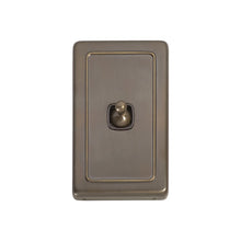 Load image into Gallery viewer, TRADCO 1 GANG FLAT PLATE TOGGLE SWITCHES - W72MM
