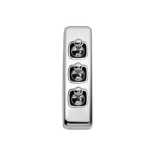 Load image into Gallery viewer, 3 GANG FLAT PLATE TOGGLE SWITCHES - W30MM
