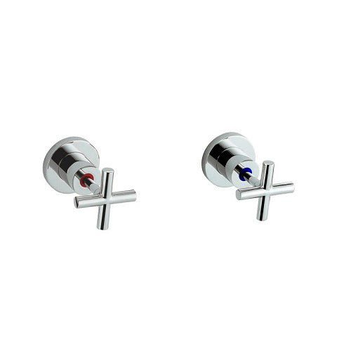 Vabene Wall Top Assembly (pair) Chrome